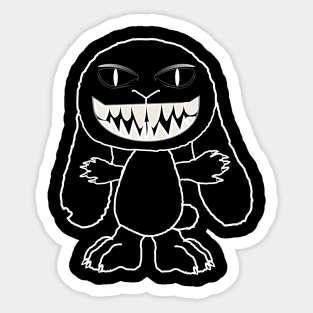 Creepy Bunny Sticker